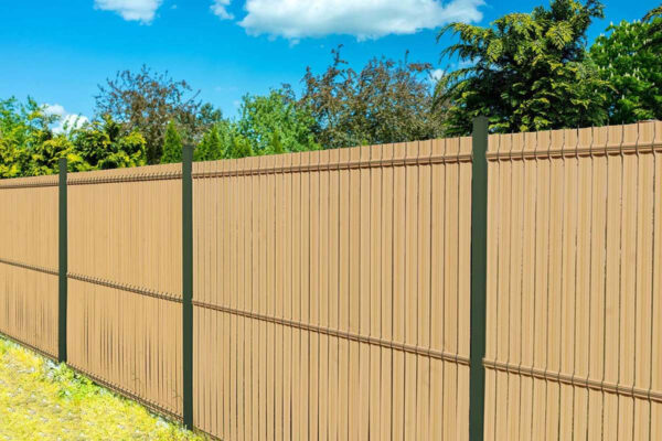 Osłona podwyższająca do paneli 3D pasująca do wysokości 123 x 250 RD08 słomkowy - obrazek 4