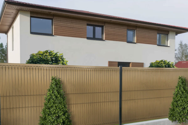 Osłona podwyższająca do paneli 3D pasująca do wysokości 123 x 250 RD08 słomkowy